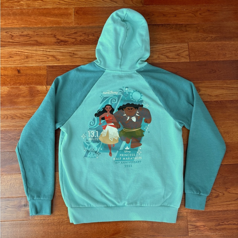 Disney Mint & Teal Princess Half Marathon Hoodie